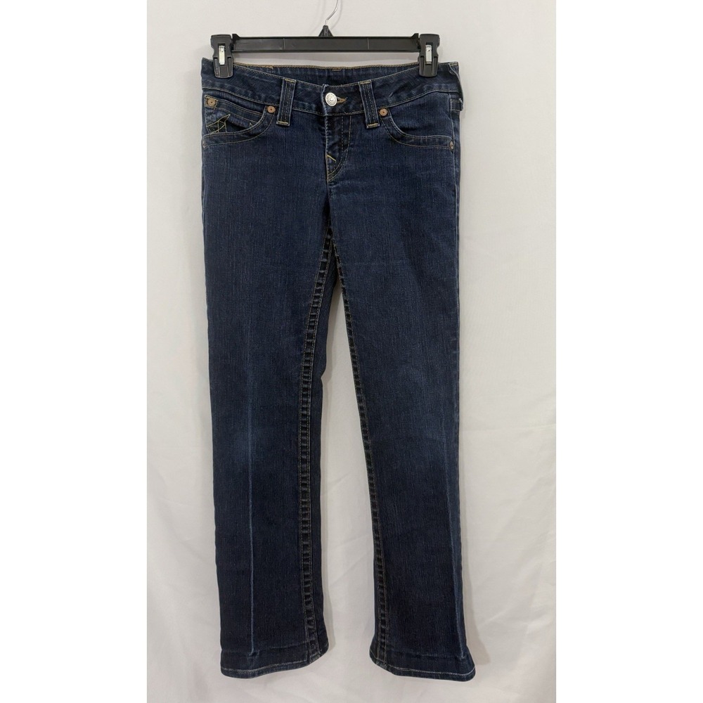 TRUE RELIGION Gina Boot Cut Jeans Medium Wash Womens Size 29X30 *ALTERED LENGTH*